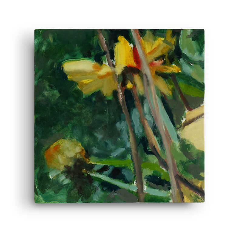 botanic secrets 7 Oil on panel.20x20cm.