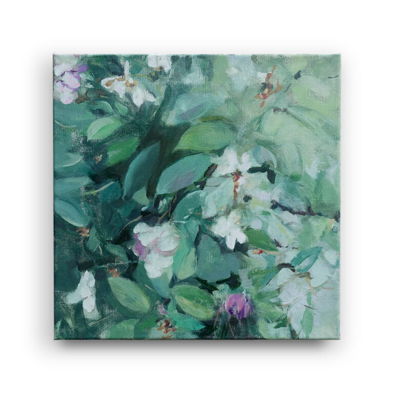 Floral Jazz 10 Olie/doek (40 x 40 cm.)