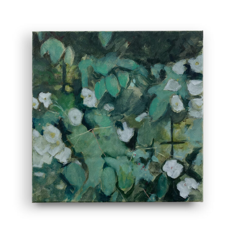 peasaggio minimo-3 olie/doek, (40 x 40 cm.)